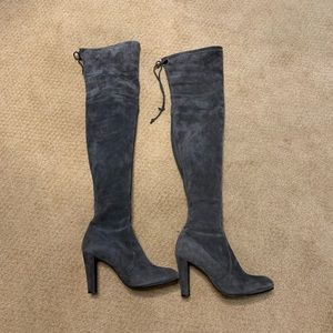 Stuart Weitzman Highland Over the Knee Suede Boots